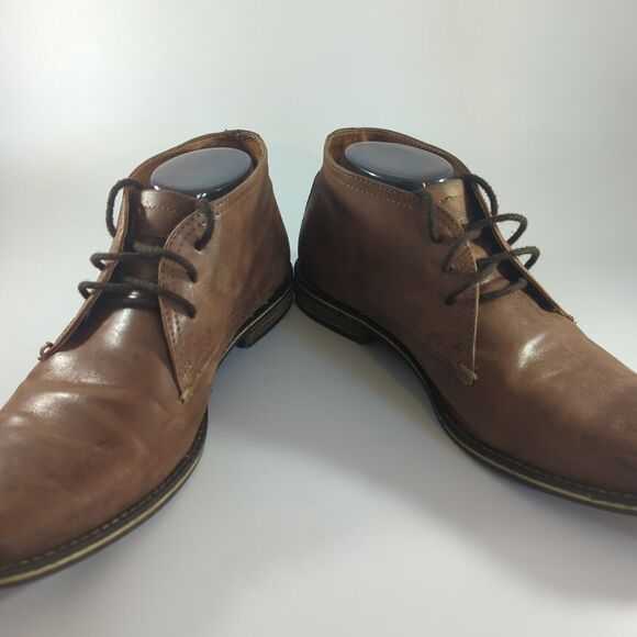 Alfani Mens Brown Faux Suede Chukka Jason  Boots Shoes Size 9.5M